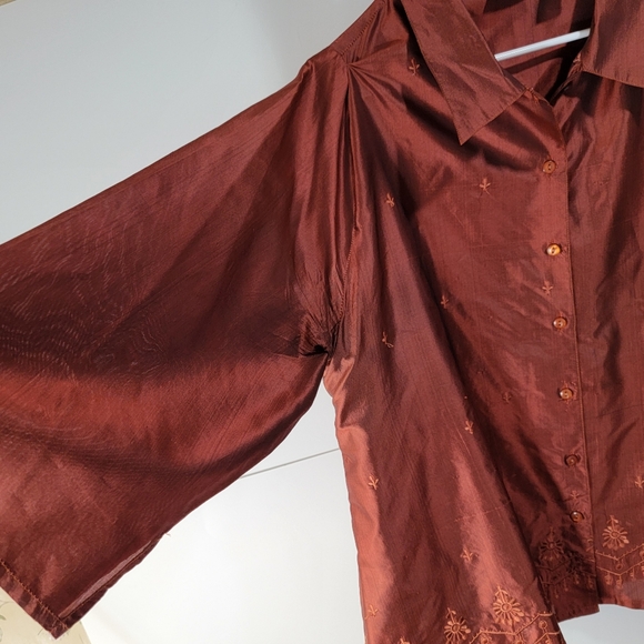 100% Silk Shirt - Picture 3 of 9